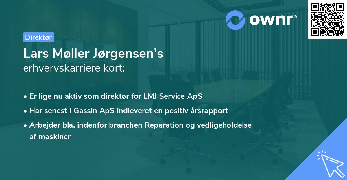 Lars Møller Jørgensen's erhvervskarriere kort