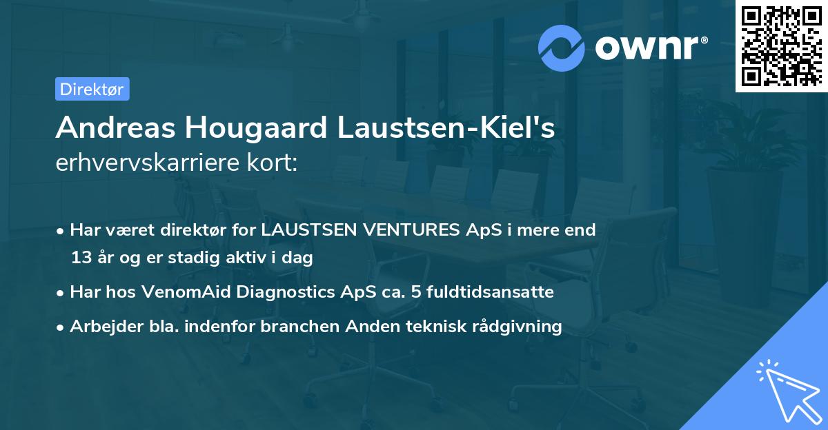 Andreas Hougaard Laustsen-Kiel's erhvervskarriere kort