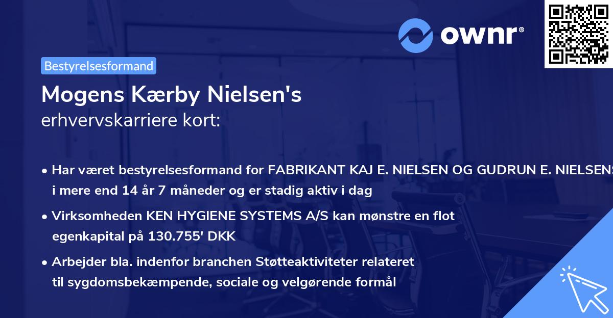 Mogens Kærby Nielsen's erhvervskarriere kort