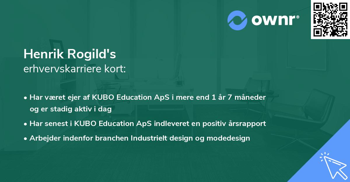 Henrik Rogild's erhvervskarriere kort