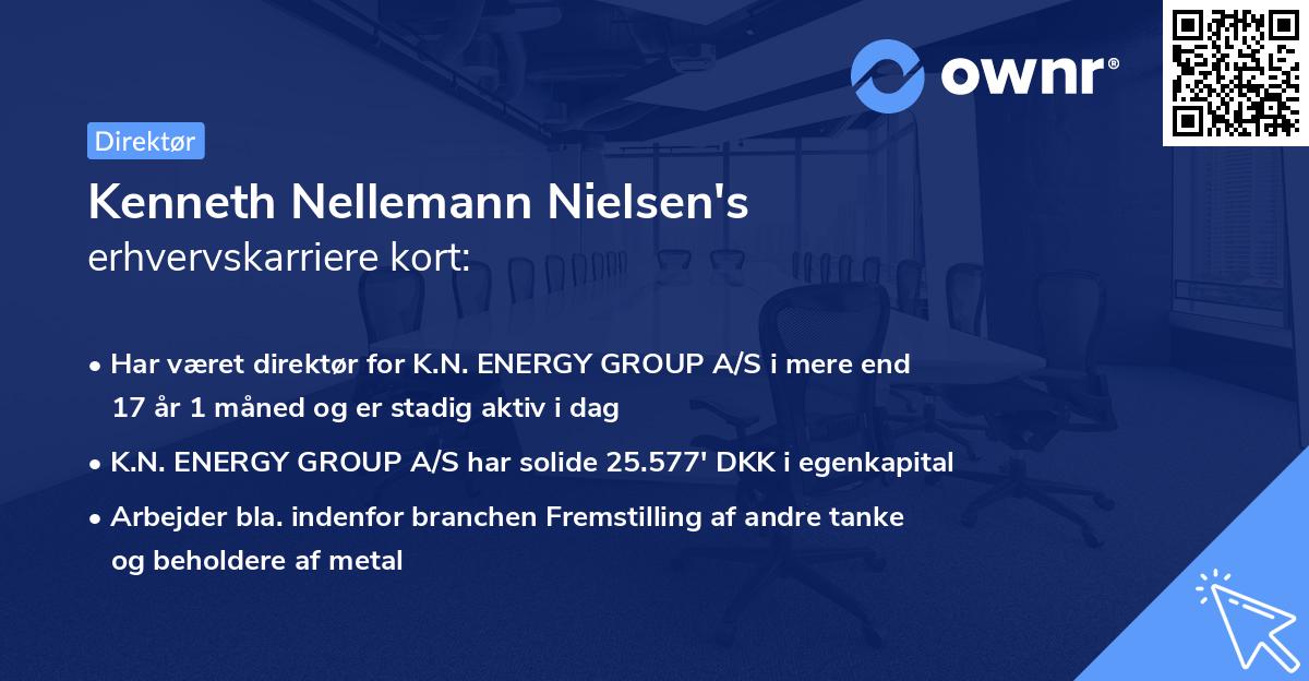 Kenneth Nellemann Nielsen's erhvervskarriere kort