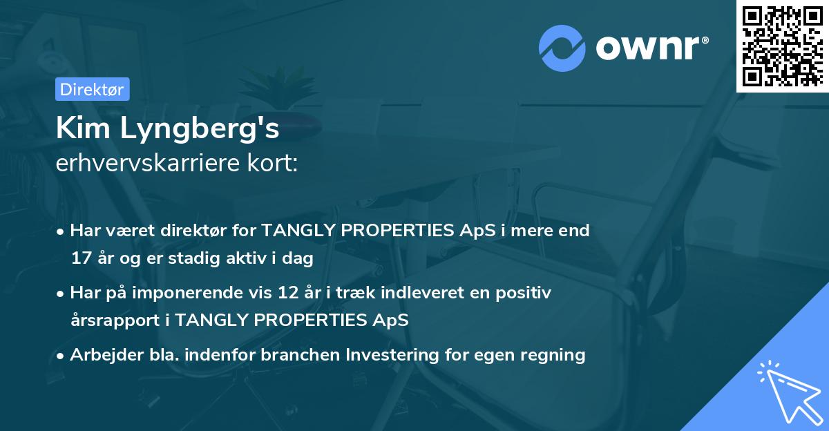 Kim Lyngberg's erhvervskarriere kort