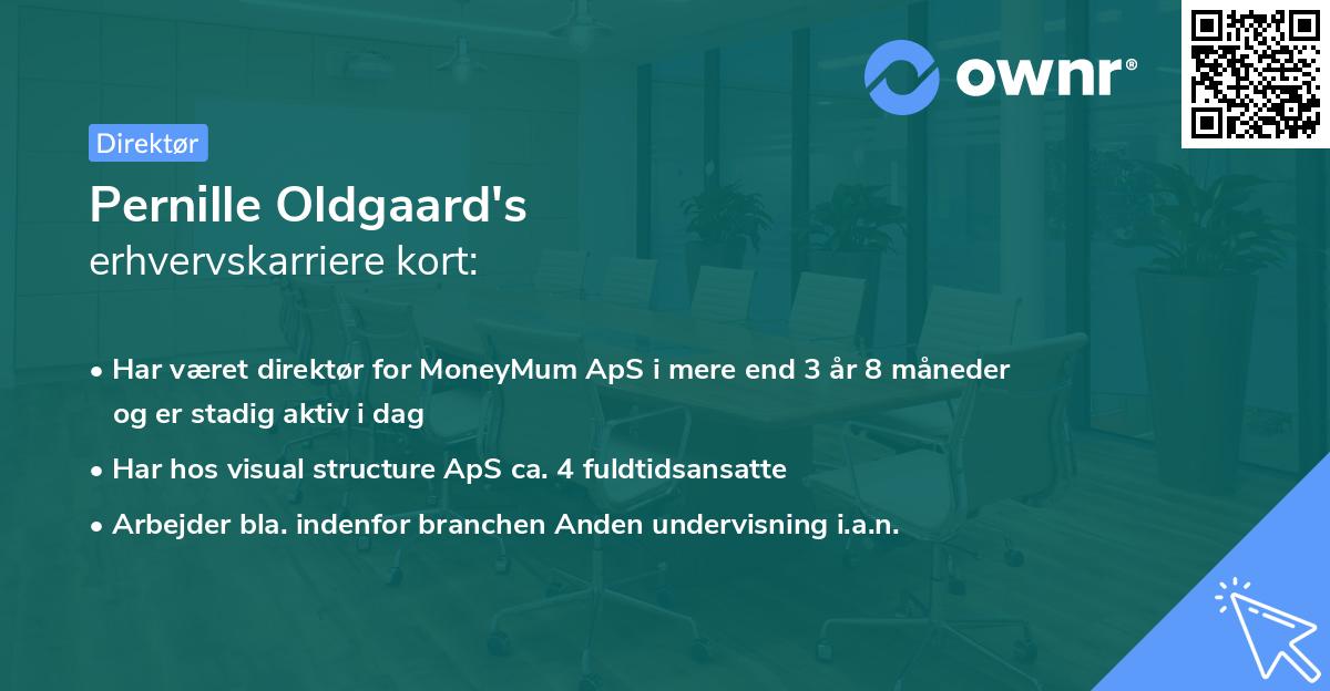 Pernille Oldgaard's erhvervskarriere kort