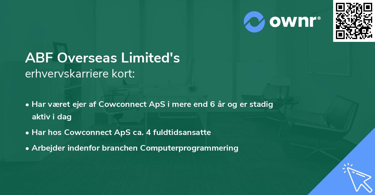 ABF Overseas Limited's erhvervskarriere kort