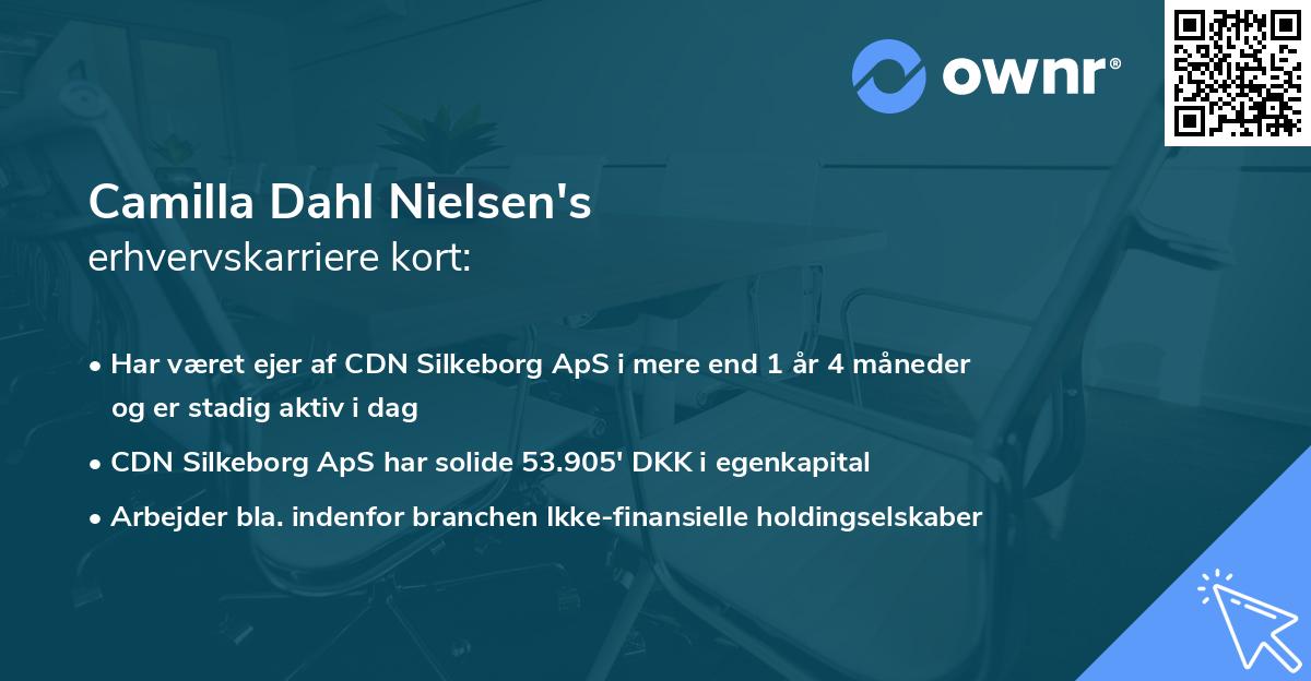 Camilla Dahl Nielsen's erhvervskarriere kort