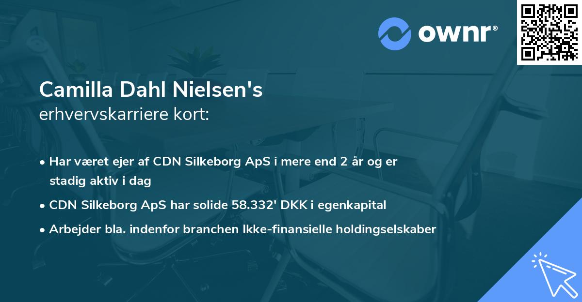 Camilla Dahl Nielsen's erhvervskarriere kort
