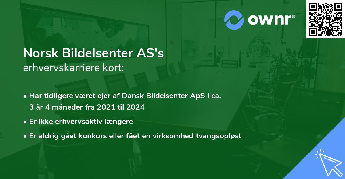 Norsk Bildelsenter AS's erhvervskarriere kort