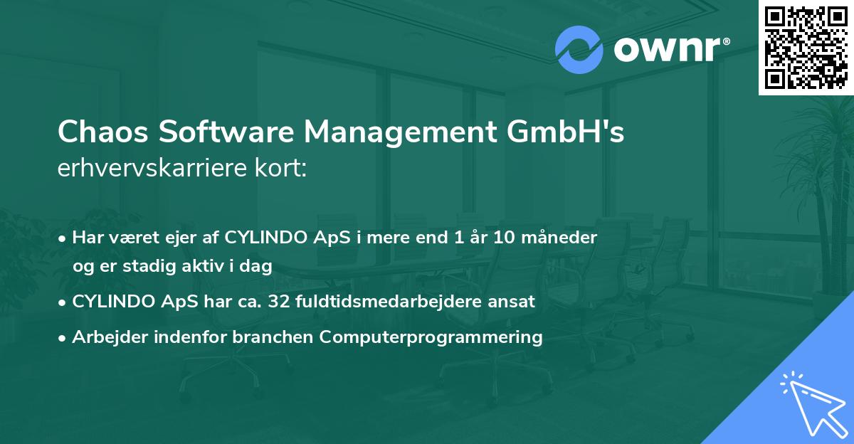 Chaos Software Management GmbH's erhvervskarriere kort