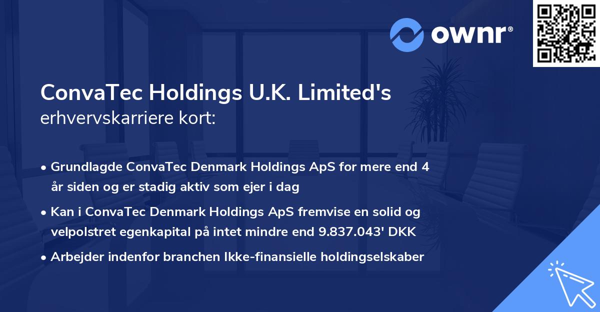 ConvaTec Holdings U.K. Limited's erhvervskarriere kort