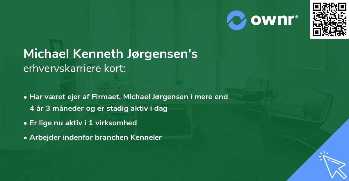 Michael Kenneth Jørgensen's erhvervskarriere kort