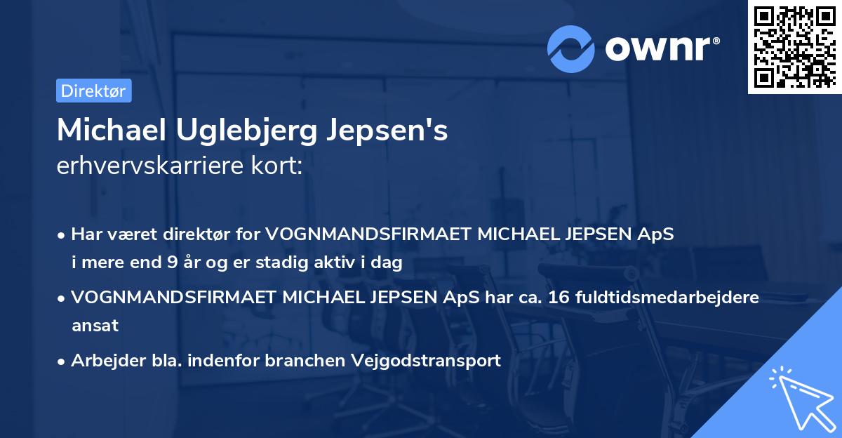 Michael Uglebjerg Jepsen's erhvervskarriere kort