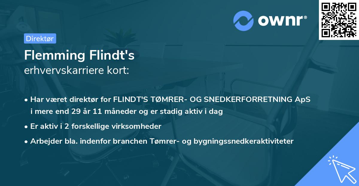 Flemming Flindt's erhvervskarriere kort