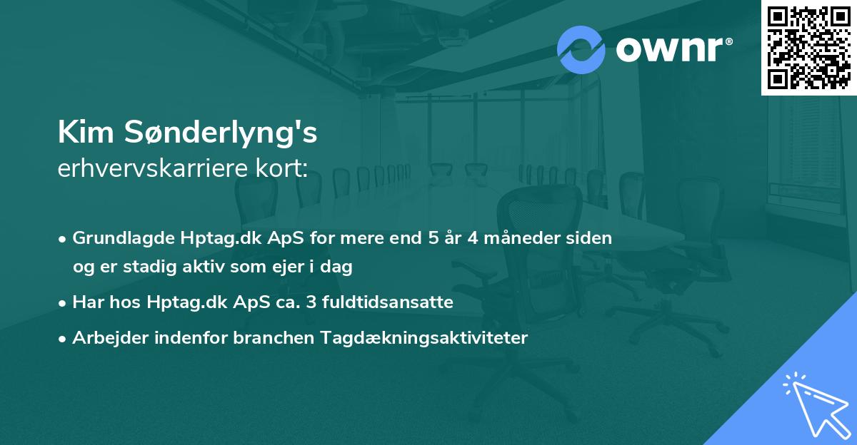 Kim Sønderlyng's erhvervskarriere kort