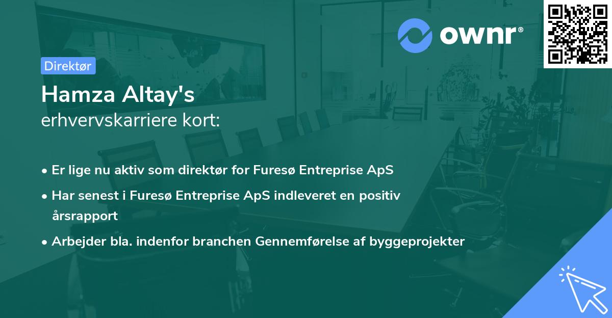 Hamza Altay's erhvervskarriere kort