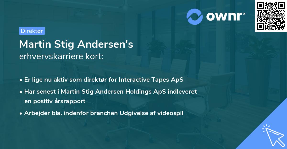 Martin Stig Andersen's erhvervskarriere kort
