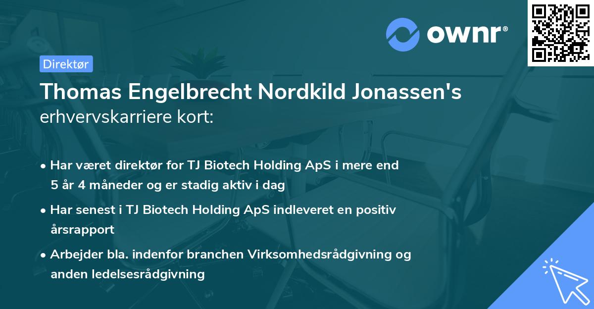 Thomas Engelbrecht Nordkild Jonassen's erhvervskarriere kort
