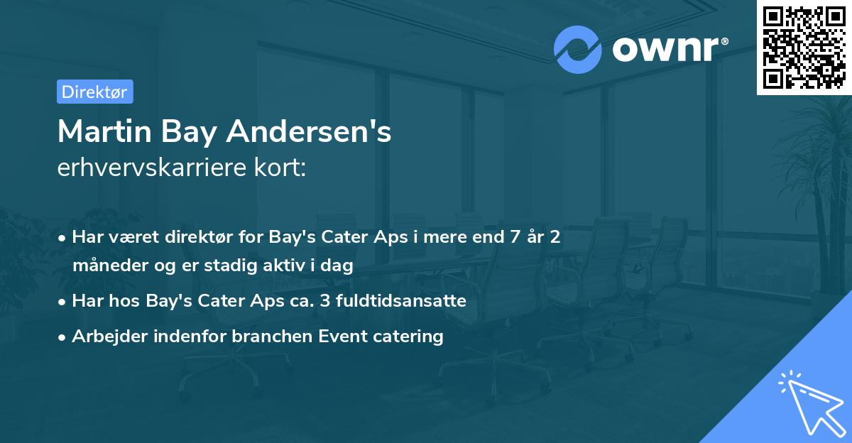 Martin Bay Andersen's erhvervskarriere kort