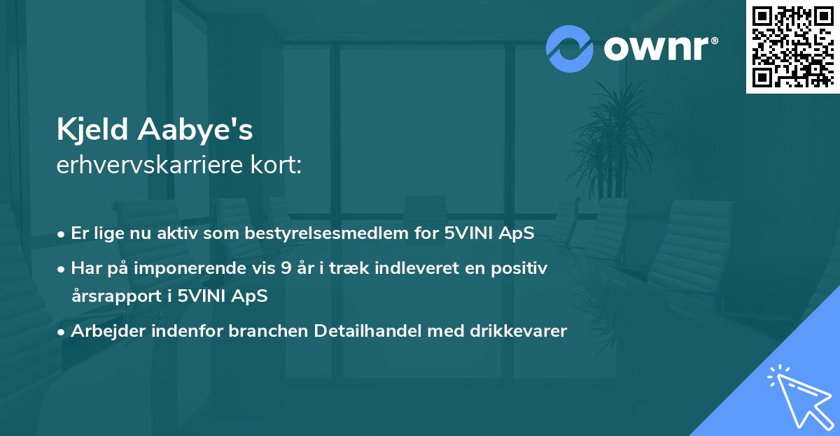 Kjeld Aabye's erhvervskarriere kort