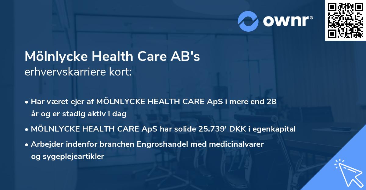 Mölnlycke Health Care AB's erhvervskarriere kort