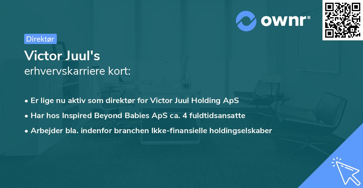 Victor Juul's erhvervskarriere kort