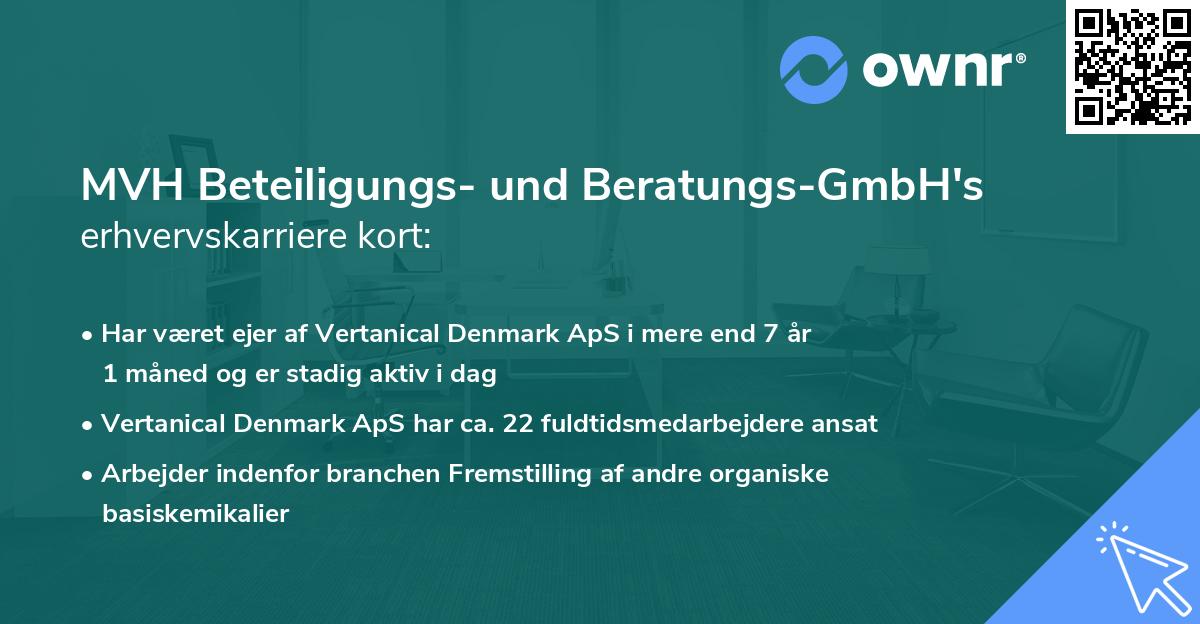 MVH Beteiligungs- und Beratungs-GmbH's erhvervskarriere kort