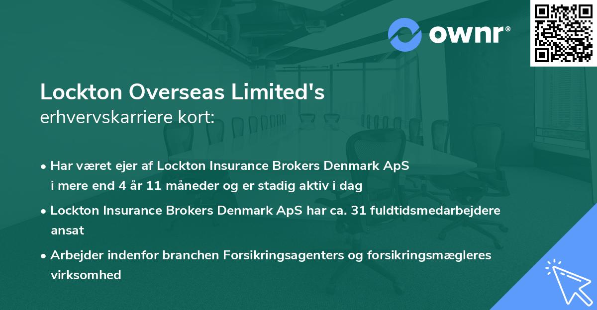 Lockton Overseas Limited's erhvervskarriere kort