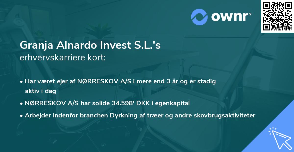 Granja Alnardo Invest S.L.'s erhvervskarriere kort