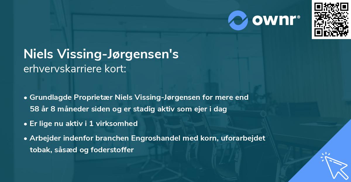 Niels Vissing-Jørgensen's erhvervskarriere kort