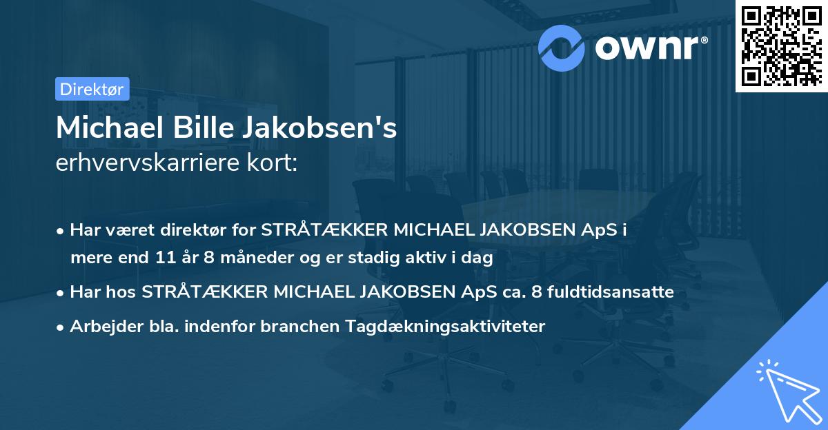 Michael Bille Jakobsen's erhvervskarriere kort
