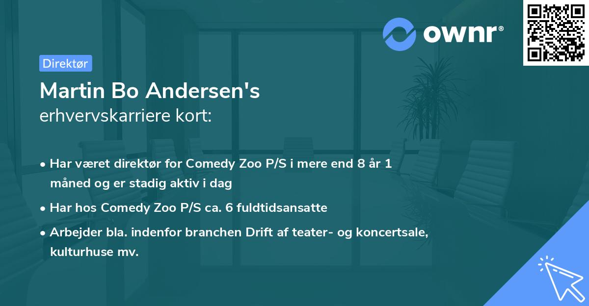 Martin Bo Andersen's erhvervskarriere kort
