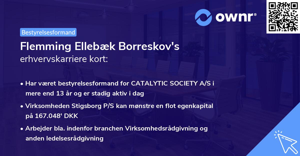 Flemming Ellebæk Borreskov's erhvervskarriere kort