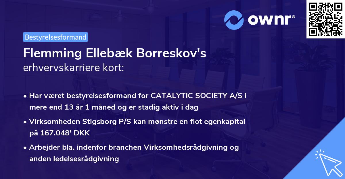 Flemming Ellebæk Borreskov's erhvervskarriere kort