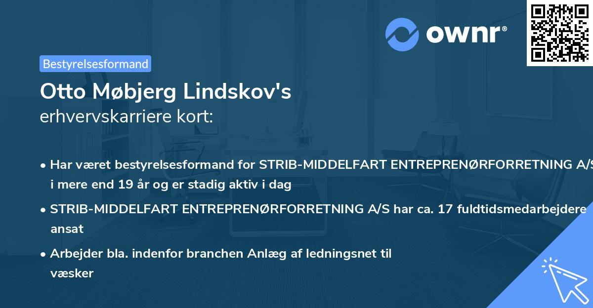 Otto Møbjerg Lindskov's erhvervskarriere kort