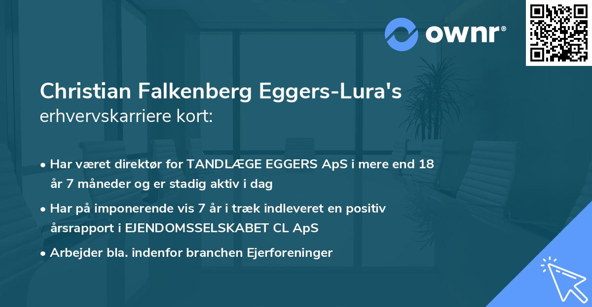 Christian Falkenberg Eggers-Lura's erhvervskarriere kort