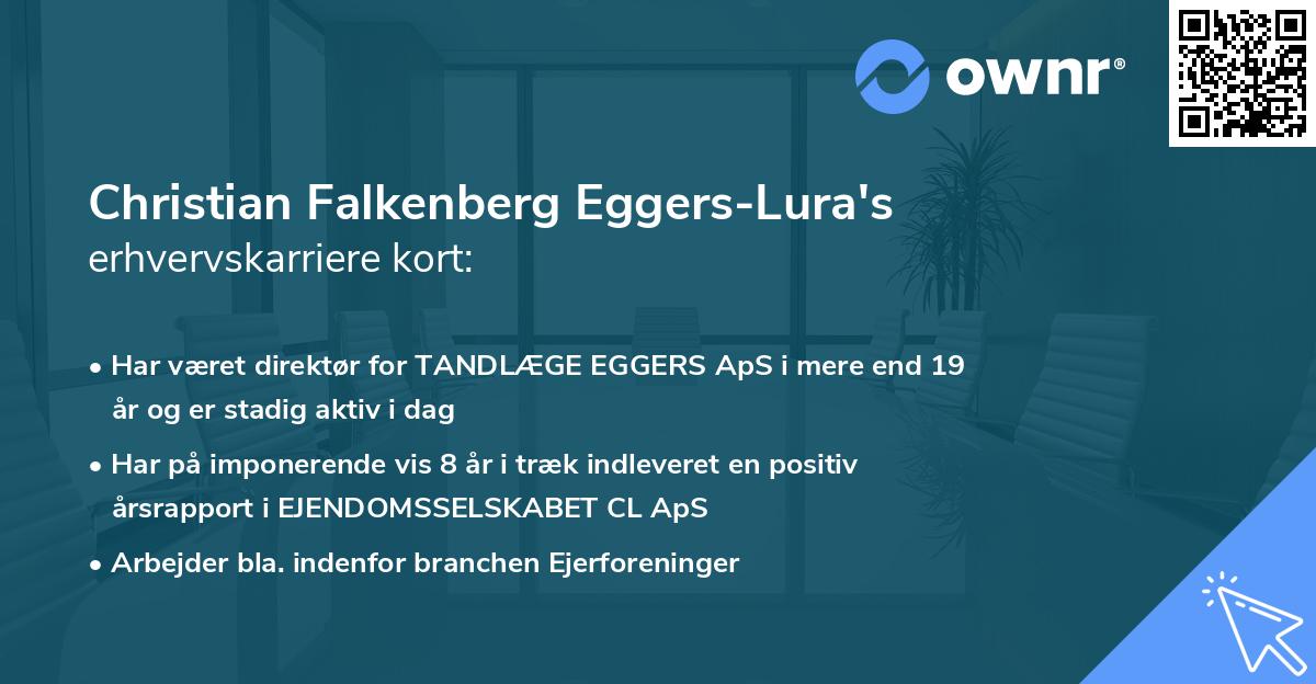 Christian Falkenberg Eggers-Lura's erhvervskarriere kort