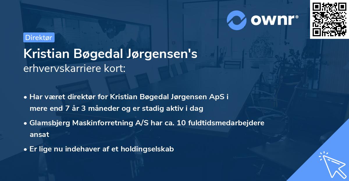 Kristian Bøgedal Jørgensen's erhvervskarriere kort