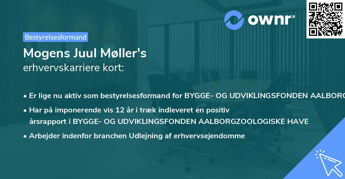 Mogens Juul Møller's erhvervskarriere kort
