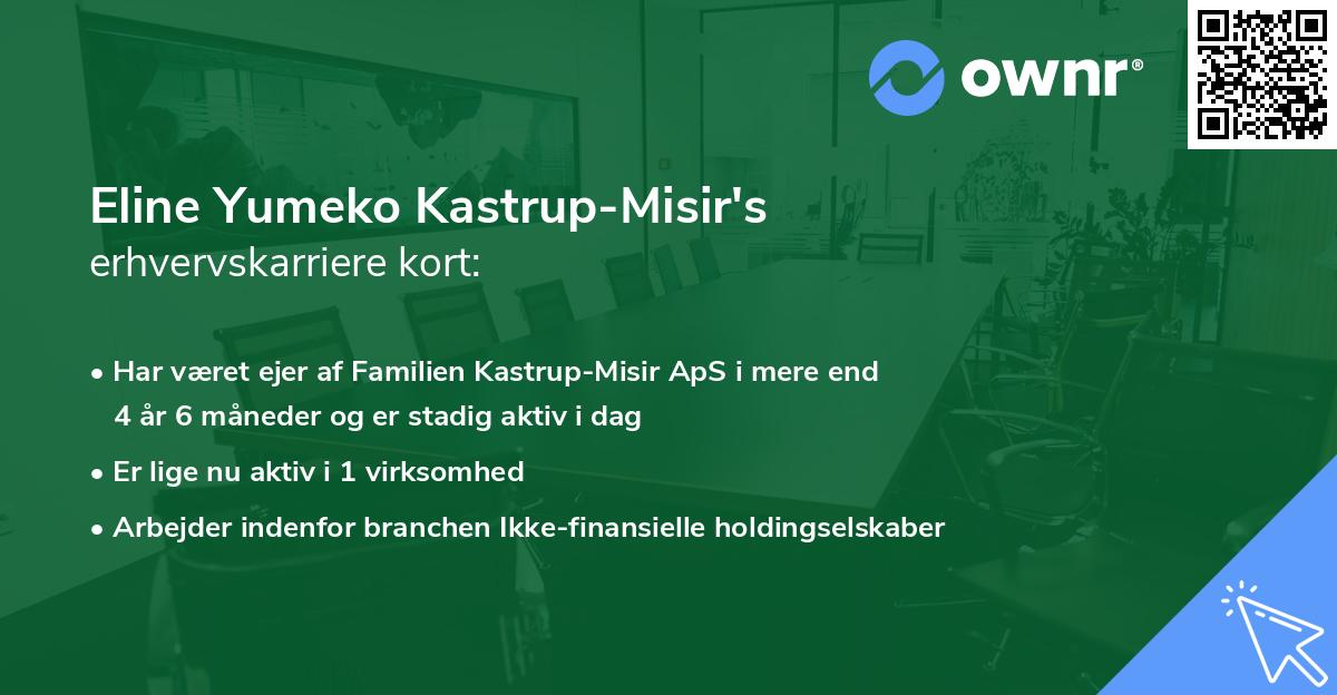 Eline Yumeko Kastrup-Misir's erhvervskarriere kort