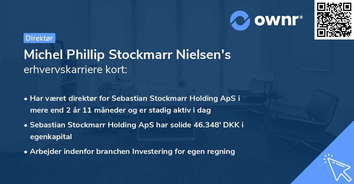 Michel Phillip Stockmarr Nielsen's erhvervskarriere kort