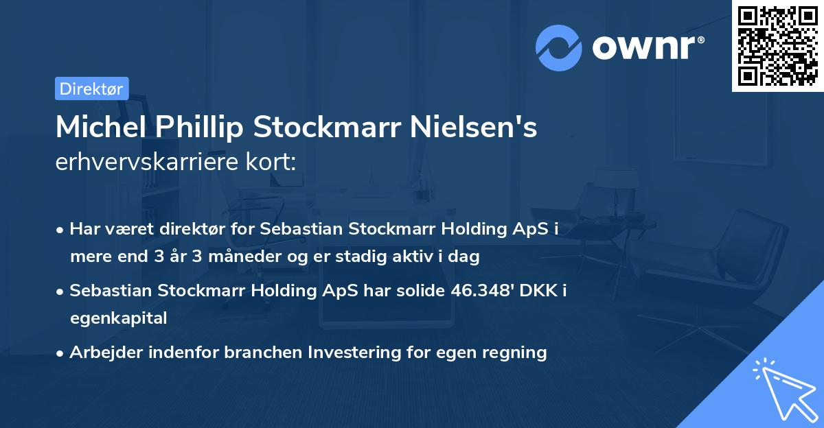 Michel Phillip Stockmarr Nielsen's erhvervskarriere kort