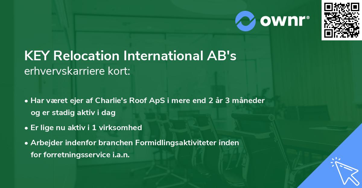 KEY Relocation International AB's erhvervskarriere kort