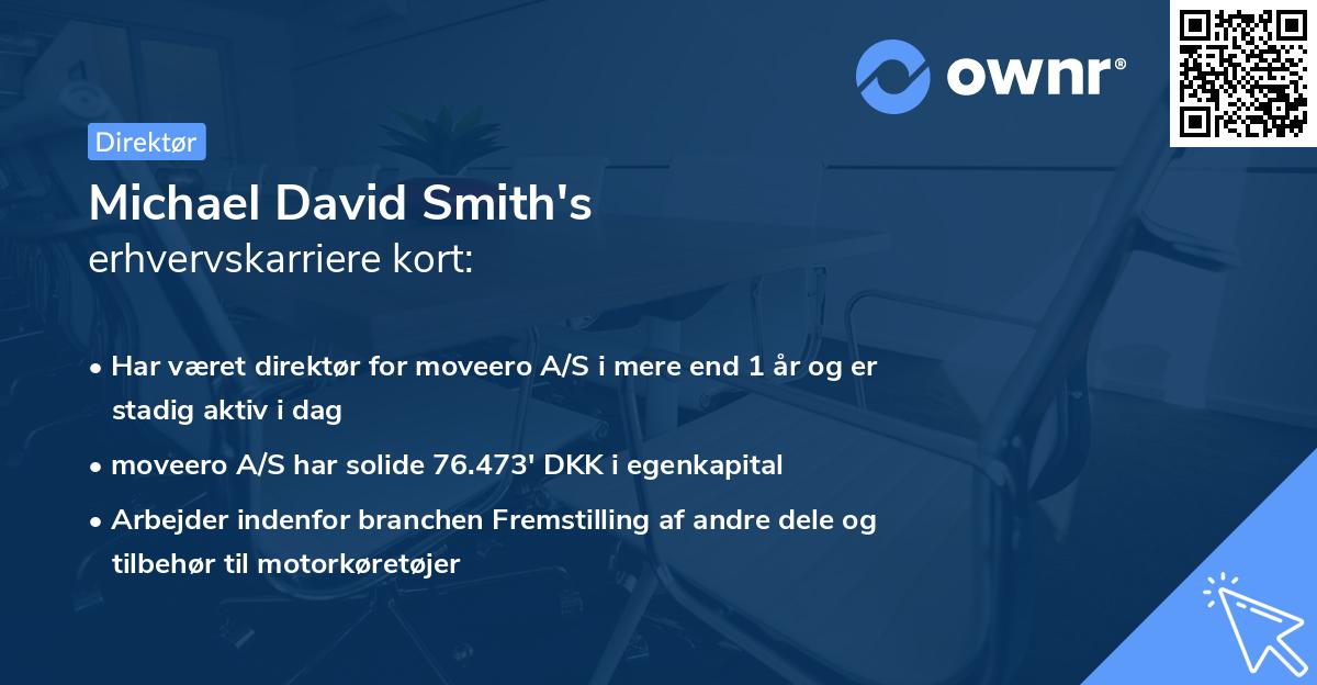 Michael David Smith's erhvervskarriere kort