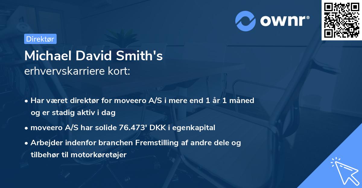 Michael David Smith's erhvervskarriere kort