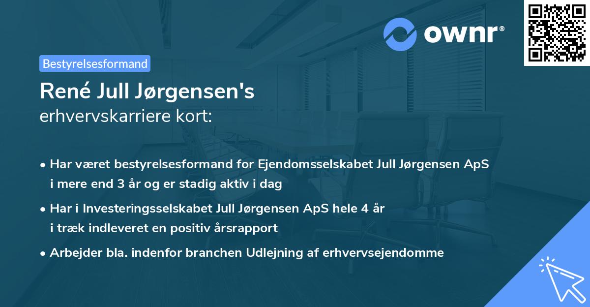 René Jull Jørgensen's erhvervskarriere kort