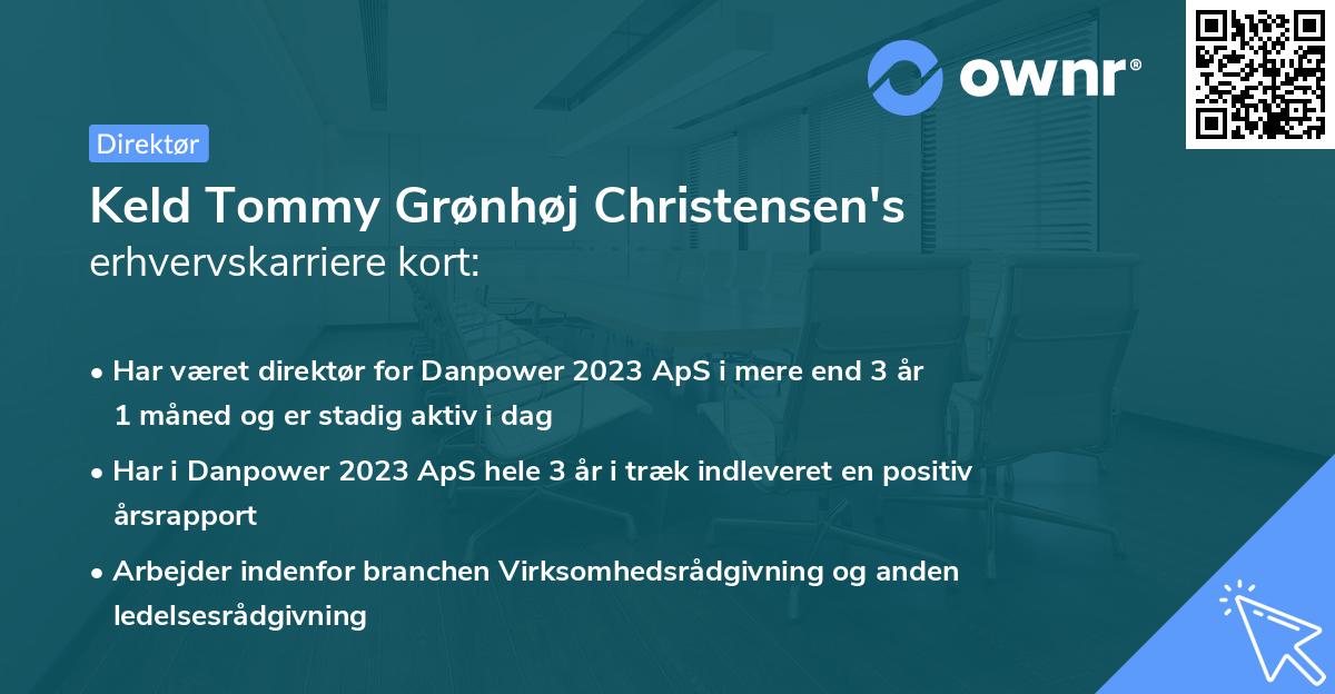 Keld Tommy Grønhøj Christensen's erhvervskarriere kort