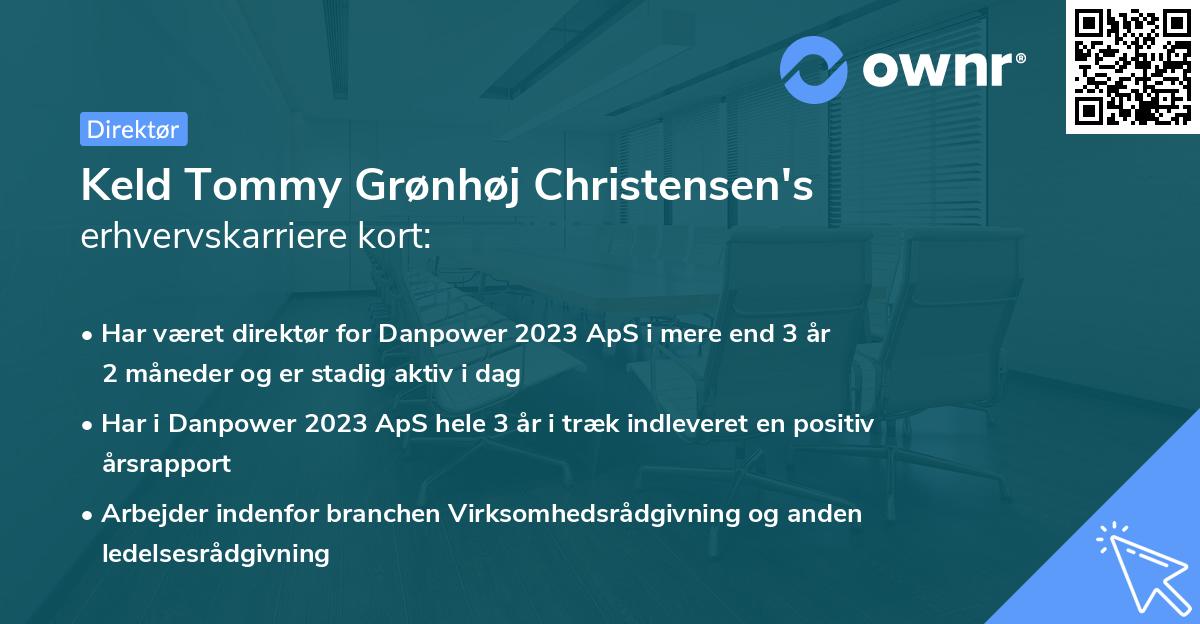 Keld Tommy Grønhøj Christensen's erhvervskarriere kort