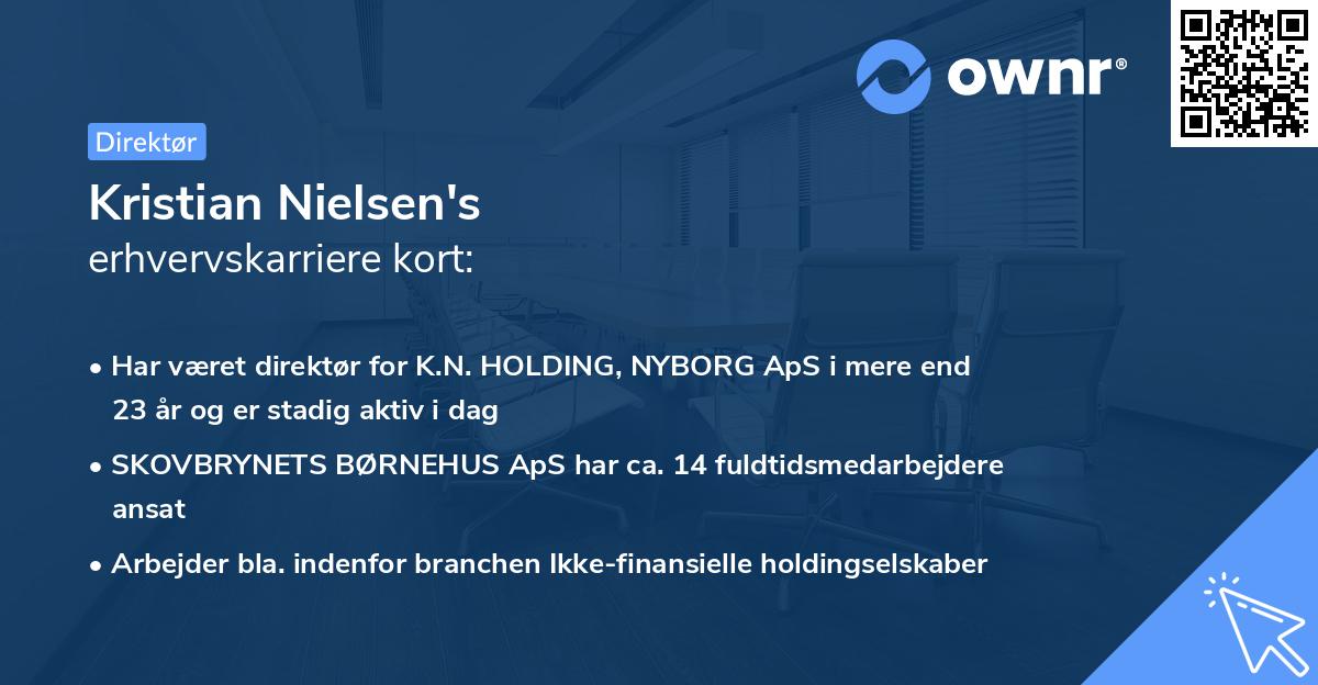 Kristian Nielsen's erhvervskarriere kort
