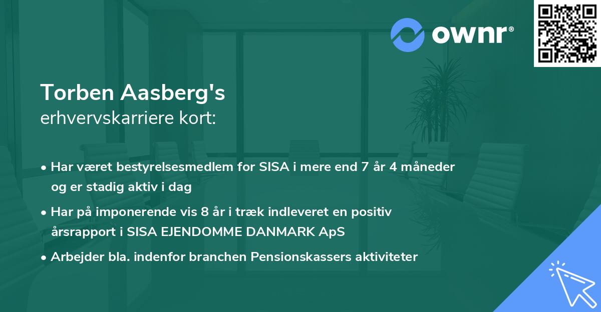 Torben Aasberg's erhvervskarriere kort