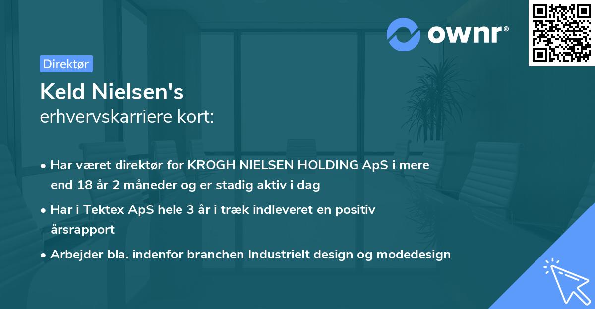 Keld Nielsen's erhvervskarriere kort