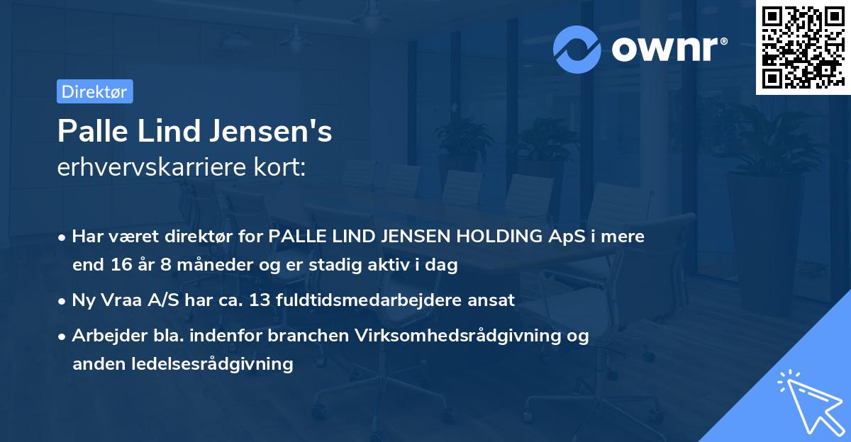 Palle Lind Jensen's erhvervskarriere kort